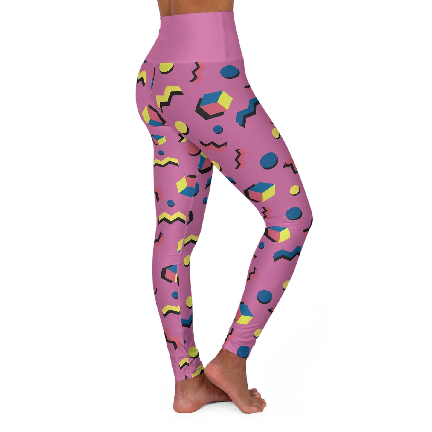 Vibrant High Waisted Yoga Leggings
