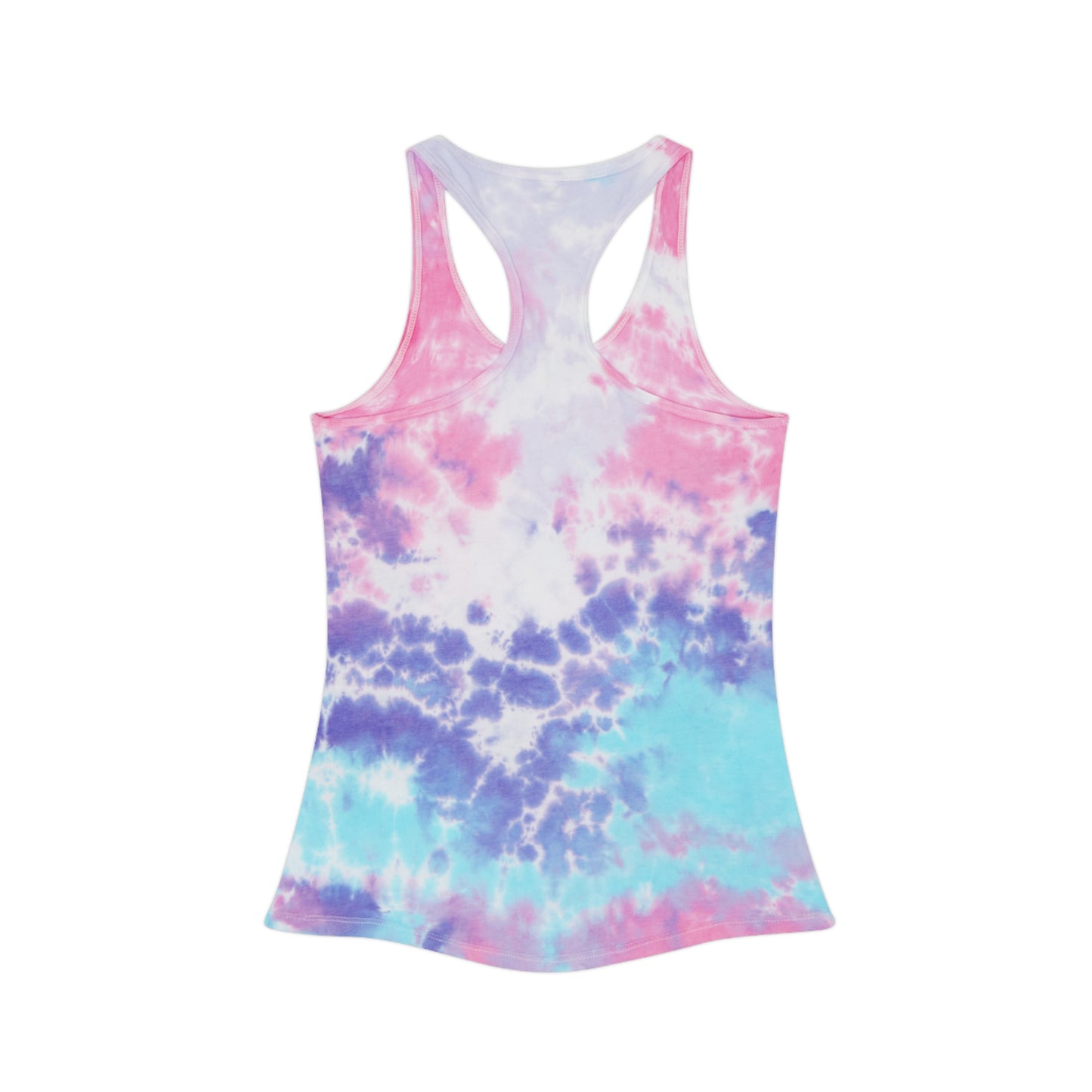 Surfing the Wave Tie Dye Racerback Tank Top, Summer Top, Beachwear, Festival Outfit, Workout Shirt, Gift for Surfers