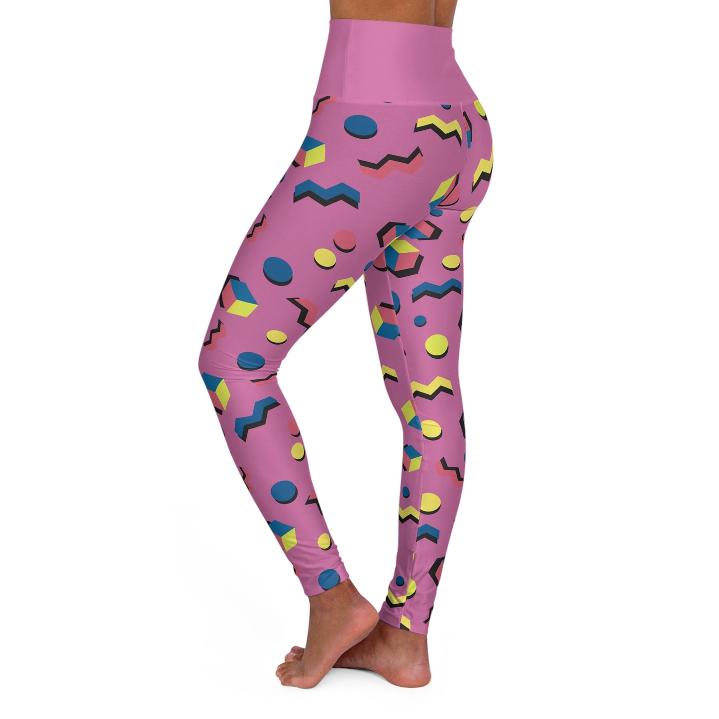 Vibrant High Waisted Yoga Leggings