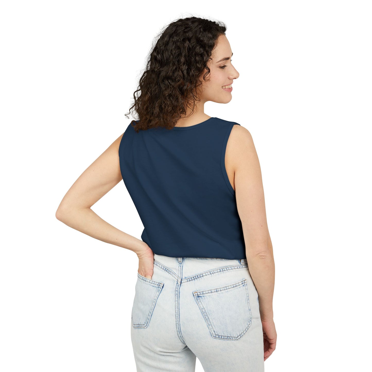 Sweet Dreams Tank Top | Unisex Garment-Dyed Sleepwear, Relaxation Wear, Gift for Sleep Lovers, Lazy Days, Summer Vibe