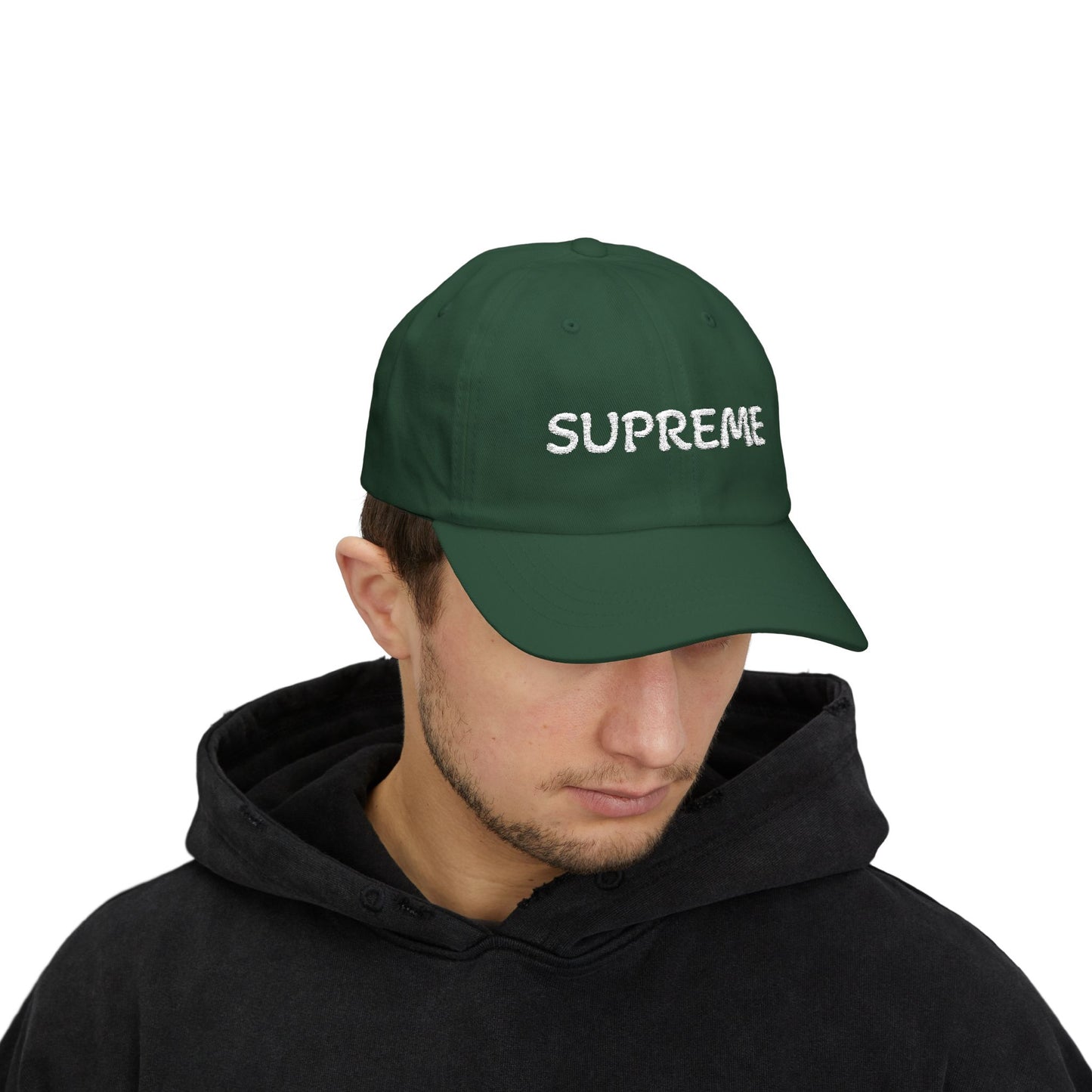 Dad Cap Streetwear Accessory - Adjustable Classic Supreme Hat for Him