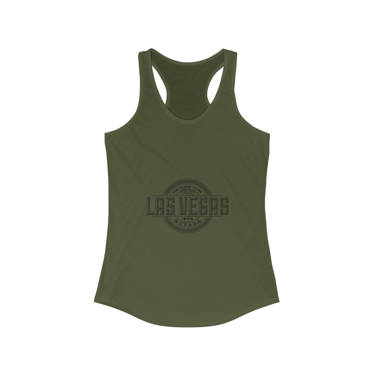 Women's Racerback Tank Top with Lab Medias Graphic