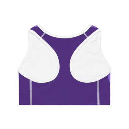 Vibrant Spiral Sports Bra for Women, Workout Top.