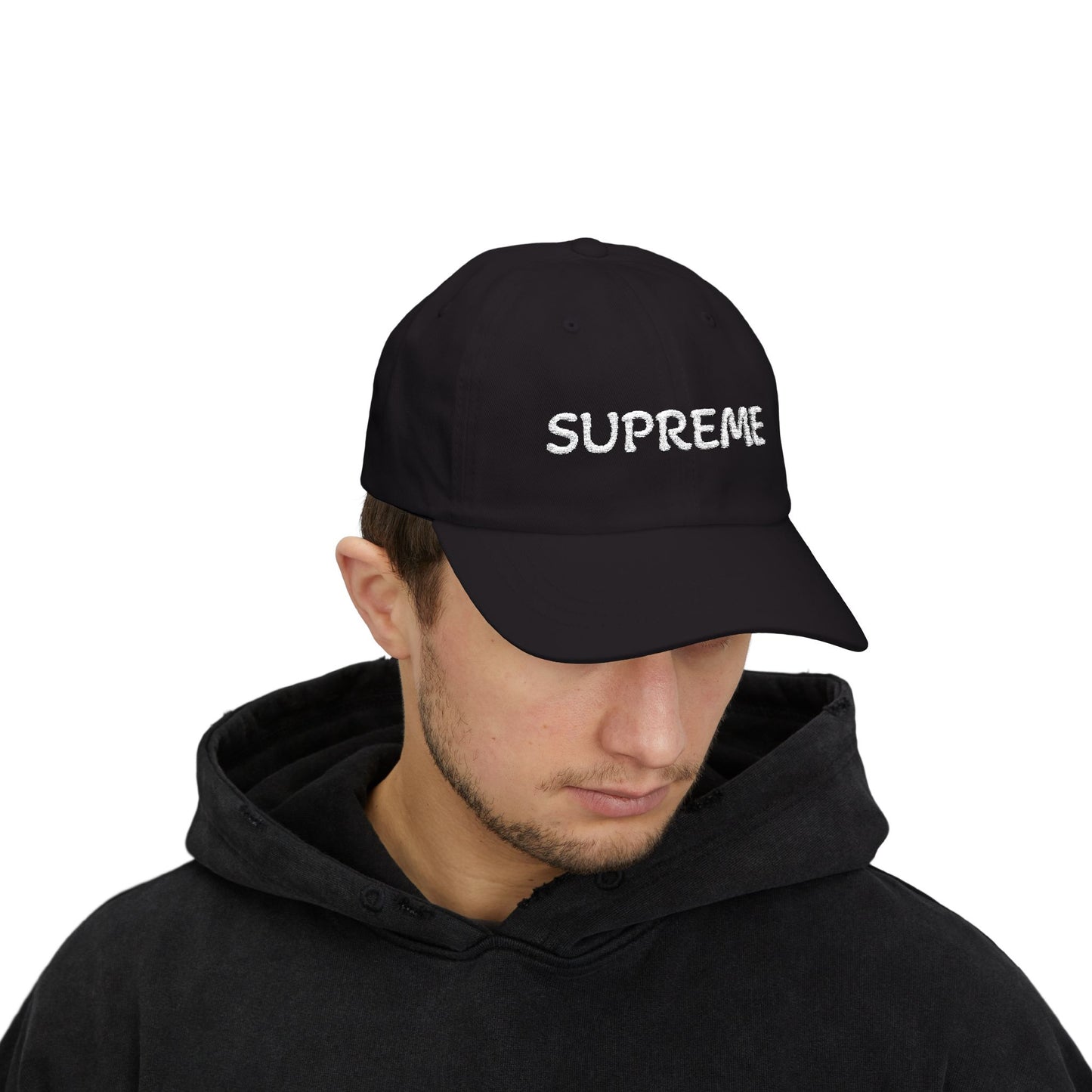 Dad Cap Streetwear Accessory - Adjustable Classic Supreme Hat for Him