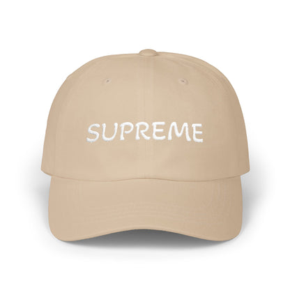 Dad Cap Streetwear Accessory - Adjustable Classic Supreme Hat for Him