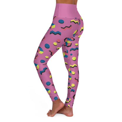 Vibrant High Waisted Yoga Leggings