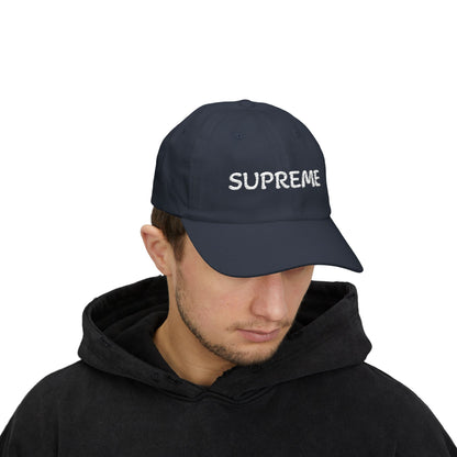 Dad Cap Streetwear Accessory - Adjustable Classic Supreme Hat for Him