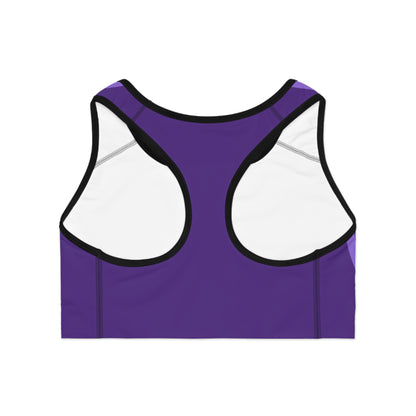 Vibrant Spiral Sports Bra for Women, Workout Top.