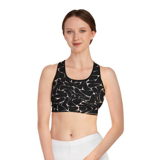 Stylish Sports Bra -  Activewear, Gym Outfit, Workout Gear, Trendy Fitness Top