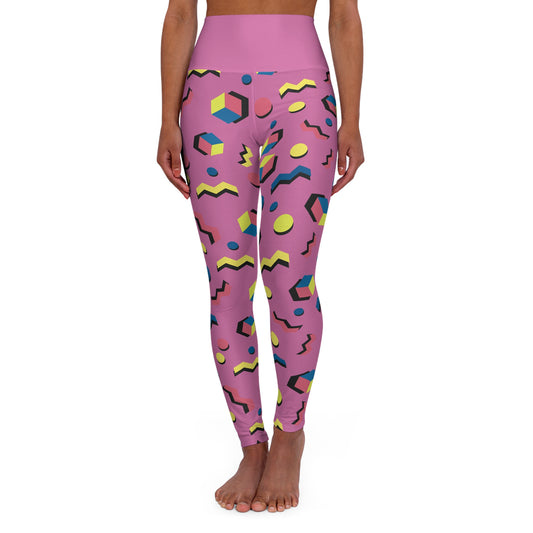 Vibrant High Waisted Yoga Leggings