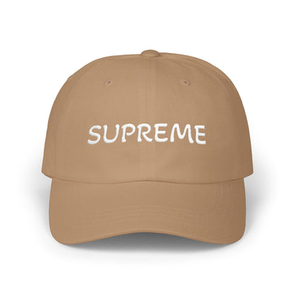 Dad Cap Streetwear Accessory - Adjustable Classic Supreme Hat for Him
