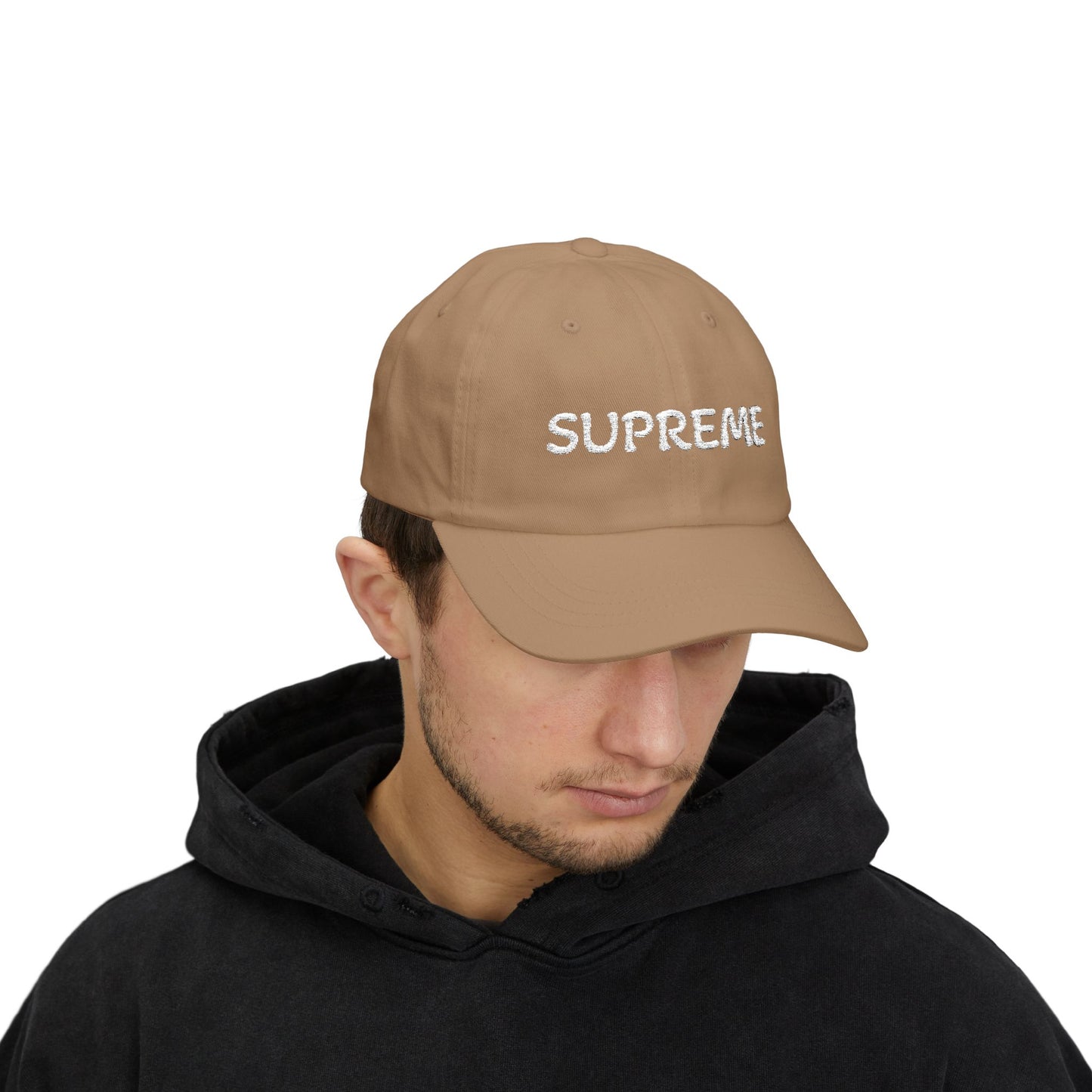 Dad Cap Streetwear Accessory - Adjustable Classic Supreme Hat for Him