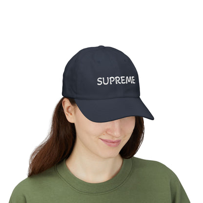 Dad Cap Streetwear Accessory - Adjustable Classic Supreme Hat for Him
